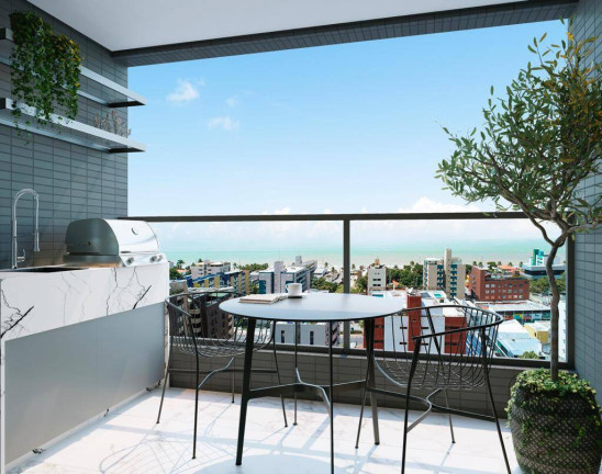 Apartamento com 2 Quartos à Venda, 60 m² em Manaíra - João Pessoa