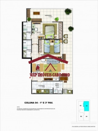 Imagem Apartamento com 1 Quarto à Venda, 76 m² em Braga - Cabo Frio