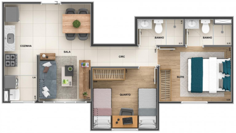 Imagem Imóvel com 3 Quartos à Venda, 47 m² em Barra Da Tijuca - Rio De Janeiro