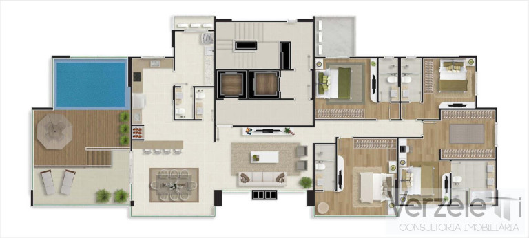 Imagem Apartamento com 4 Quartos à Venda, 140 m² em Centro - Balneário Camboriú