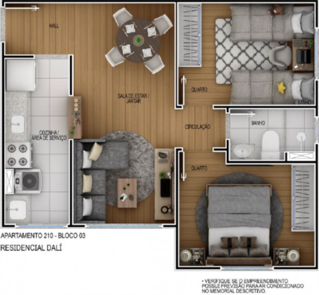 Imagem Imóvel com 2 Quartos à Venda, 43 m² em Parque Duque - Duque De Caxias