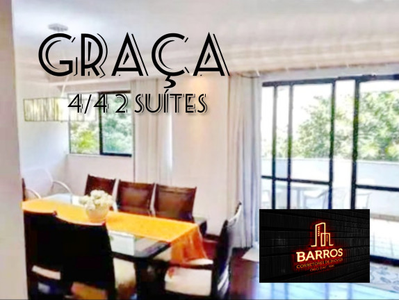 Imagem Apartamento com 4 Quartos à Venda, 200 m² em Graça - Salvador Imagem Apartamento com 4 Quartos à Venda, 200 m² em Graça - Salvador