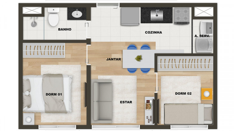 Imagem Apartamento com 2 Quartos à Venda, 39 m² em Vila Mascote - São Paulo Imagem Apartamento com 2 Quartos à Venda, 39 m² em Vila Mascote - São Paulo