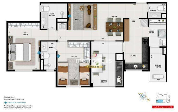 Imagem Apartamento com 2 Quartos à Venda, 83 m² em Fundação - São Caetano Do Sul Imagem Apartamento com 2 Quartos à Venda, 83 m² em Fundação - São Caetano Do Sul