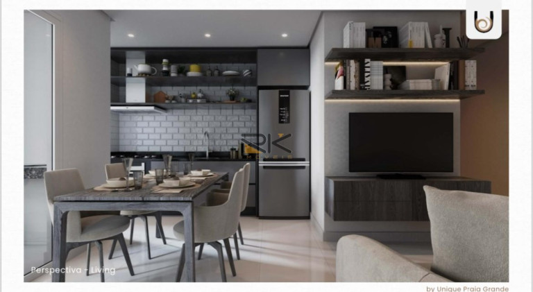 Imagem Apartamento com 1 Quarto à Venda, 36 m² em Praia Grande - Ubatuba
