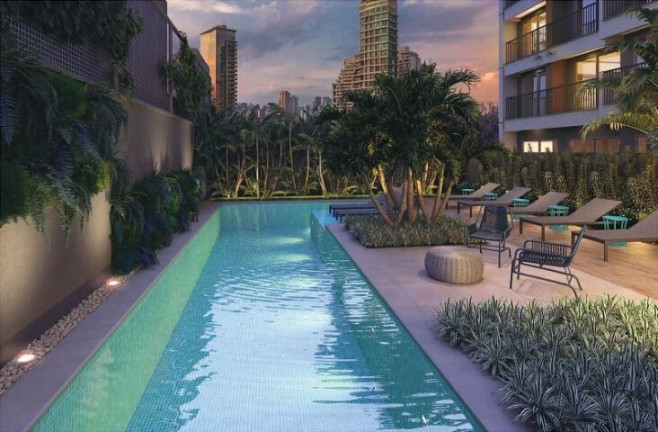 Imagem Apartamento com 1 Quarto à Venda, 45 m² em Brooklin Paulista - São Paulo