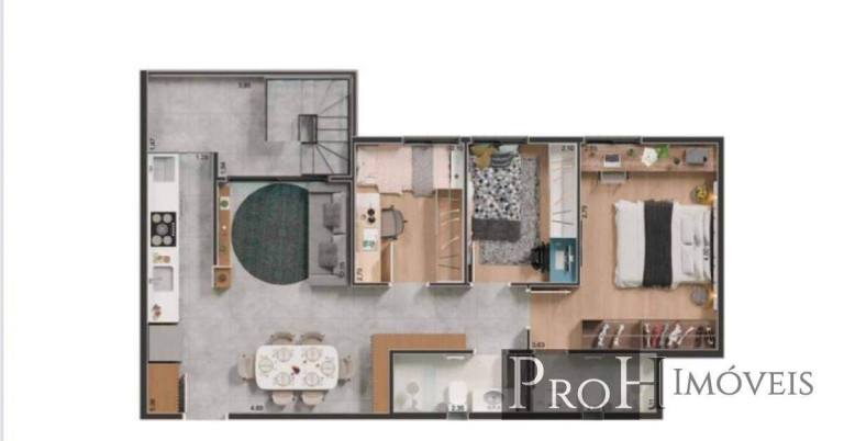 Imagem Cobertura com 3 Quartos à Venda, 125 m² em Jardim - Santo André