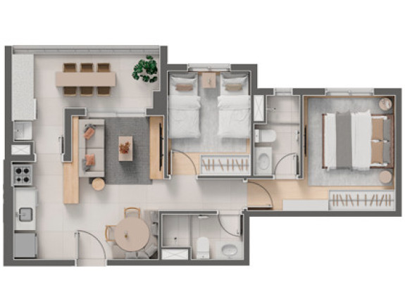 Imagem Apartamento com 3 Quartos à Venda, 74 m² em Mirandópolis - São Paulo Imagem Apartamento com 3 Quartos à Venda, 74 m² em Mirandópolis - São Paulo
