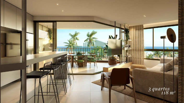 Imagem Apartamento com 1 Quarto à Venda, 32 m² em Praia Dos Carneiros - Tamandaré