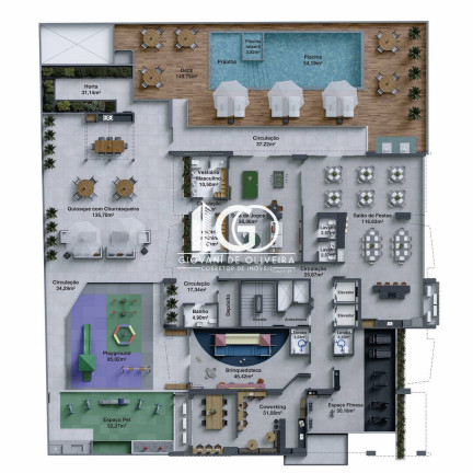 Imagem Apartamento com 3 Quartos à Venda, 125 m² em Centro - Criciúma Imagem Apartamento com 3 Quartos à Venda, 125 m² em Centro - Criciúma