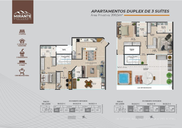 Imagem Apartamento com 2 Quartos à Venda, 101 m² em Coqueiros - Florianópolis