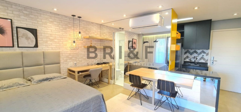 Apartamento com 1 Quarto para Alugar, 45 m² em Brooklin  - São Paulo