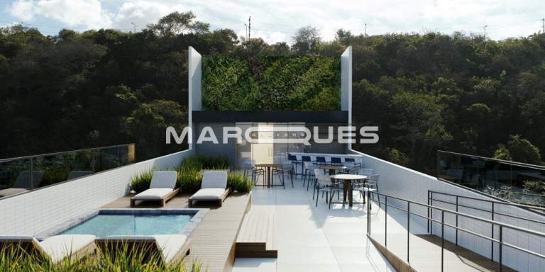 Flat à Venda, 31 m² em Cabo Branco - João Pessoa