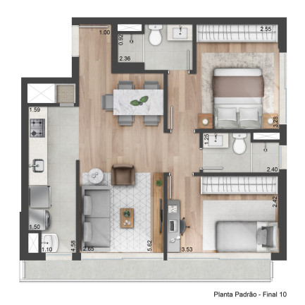 Imagem Apartamento com 2 Quartos à Venda, 111 m² em Praia De Belas - Porto Alegre