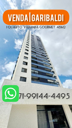 Imagem Apartamento com 1 Quarto à Venda, 48 m² em Rio Vermelho - Salvador Imagem Apartamento com 1 Quarto à Venda, 48 m² em Rio Vermelho - Salvador