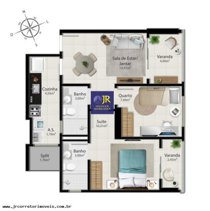 Imagem Imóvel com 2 Quartos à Venda, 59 m² em Jockey De Itaparica - Vila Velha