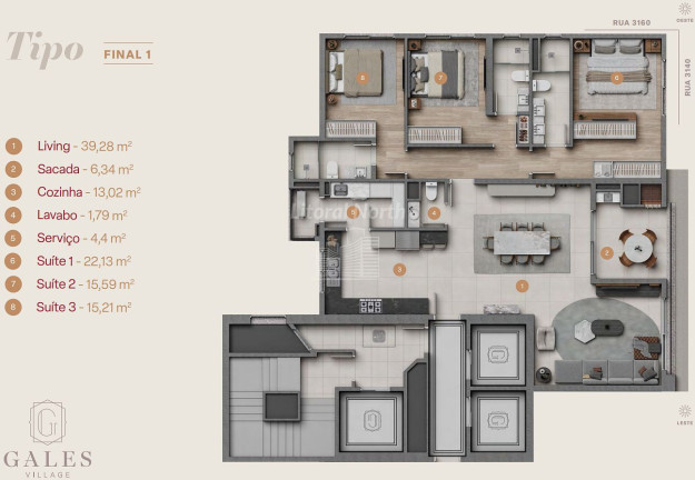 Imagem Apartamento com 3 Quartos à Venda, 152 m² em Centro - Balneário Camboriú Imagem Apartamento com 3 Quartos à Venda, 152 m² em Centro - Balneário Camboriú