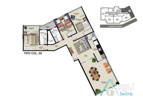 Imagem Apartamento com 3 Quartos à Venda, 99 m² em Praia Do Morro - Guarapari