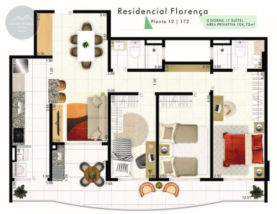 Imagem Apartamento com 2 Quartos à Venda, 81 m² em Aviação - Praia Grande