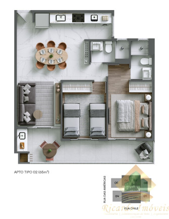 Imagem Apartamento com 2 Quartos à Venda, 69 m² em Toninhas - Ubatuba