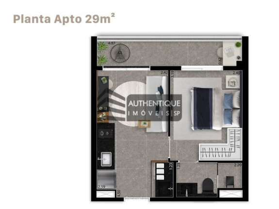 Imagem Apartamento com 1 Quarto à Venda, 29 m² em Vila Olímpia - São Paulo Imagem Apartamento com 1 Quarto à Venda, 29 m² em Vila Olímpia - São Paulo