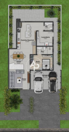 Imagem Casa de Condomínio com 4 Quartos à Venda, 165 m² em Cará-cará - Ponta Grossa