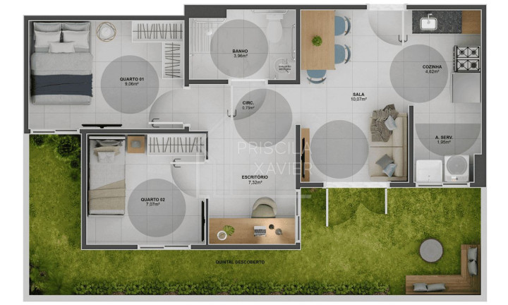 Imagem Apartamento com 2 Quartos à Venda, 42 m² em Aribiri - Vila Velha