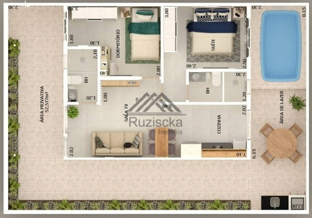 Imagem Casa com 2 Quartos à Venda, 59 m² em Cibratel Ii - Itanhaém Imagem Casa com 2 Quartos à Venda, 59 m² em Cibratel Ii - Itanhaém