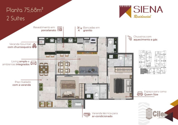 Imagem Apartamento com 2 Quartos à Venda, 76 m² em Itaguá - Ubatuba