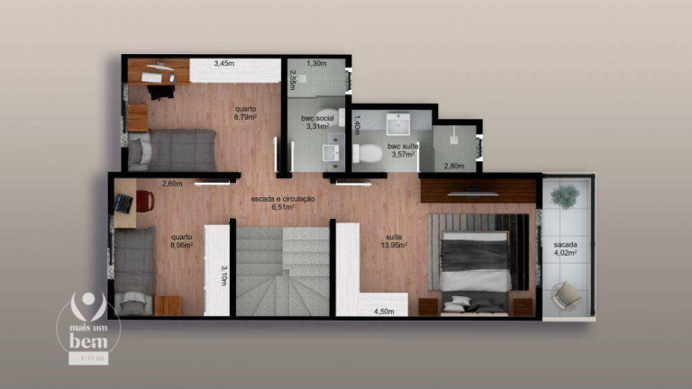 Imagem Sobrado com 3 Quartos à Venda, 166 m² em Bom Retiro - Curitiba