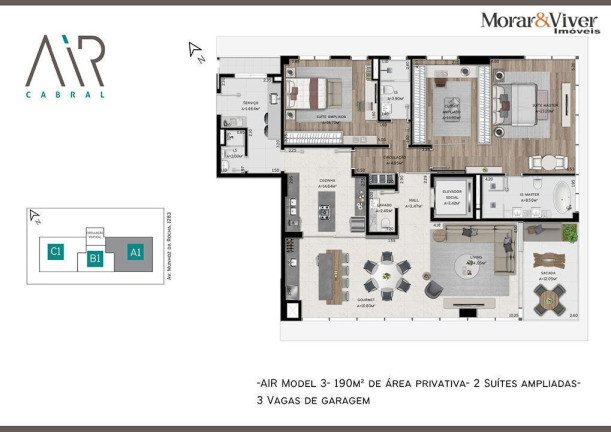Imagem Apartamento com 3 Quartos à Venda, 190 m² em Cabral - Curitiba Imagem Apartamento com 3 Quartos à Venda, 190 m² em Cabral - Curitiba