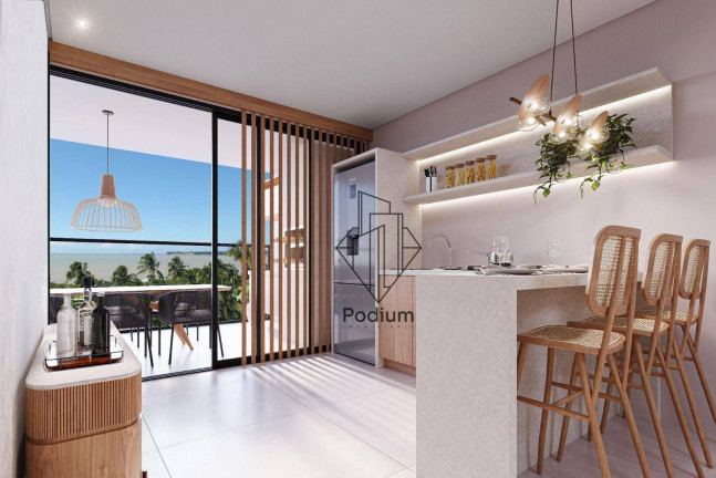 Apartamento com 2 Quartos à Venda, 57 m² em Cabo Branco - João Pessoa