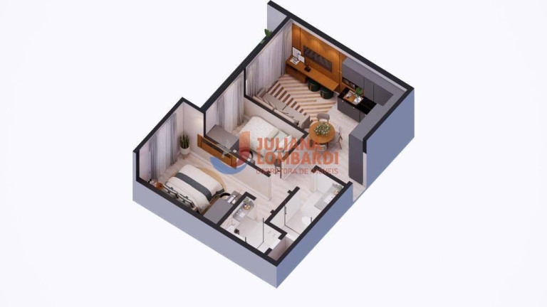 Imagem Apartamento com 2 Quartos à Venda, 49 m² em Centro - Cascavel Imagem Apartamento com 2 Quartos à Venda, 49 m² em Centro - Cascavel