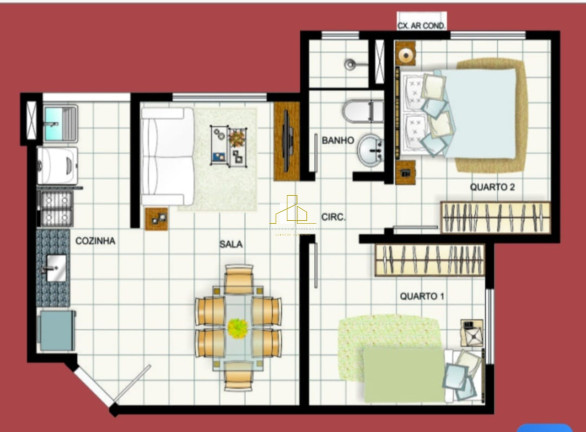 Imagem Imóvel com 2 Quartos à Venda, 46 m² em Nova Zelândia - Serra