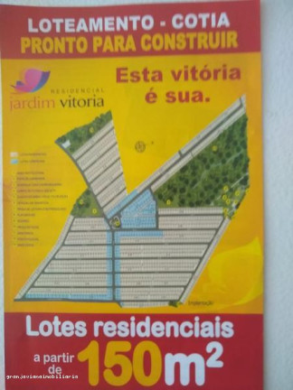 Imagem Terreno à Venda, 150 m² em Jardim Vitoria - Cotia Imagem Terreno à Venda, 150 m² em Jardim Vitoria - Cotia