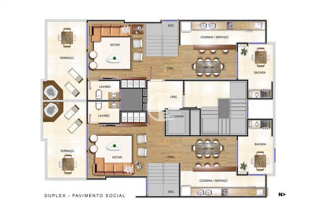 Imagem Apartamento com 3 Quartos à Venda, 87 m² em Sanvitto - Caxias Do Sul