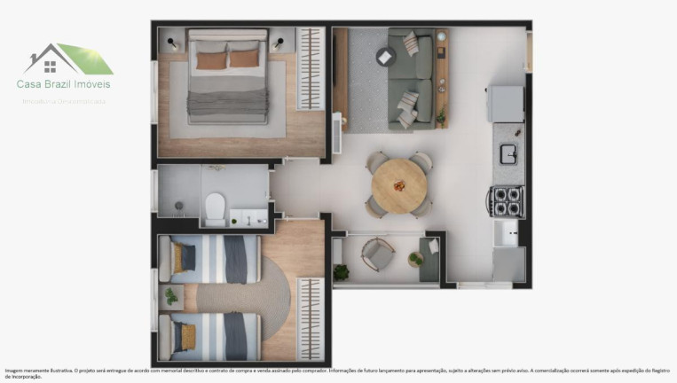 Imagem Apartamento com 2 Quartos à Venda, 44 m² em Vila Suissa - Mogi Das Cruzes Imagem Apartamento com 2 Quartos à Venda, 44 m² em Vila Suissa - Mogi Das Cruzes