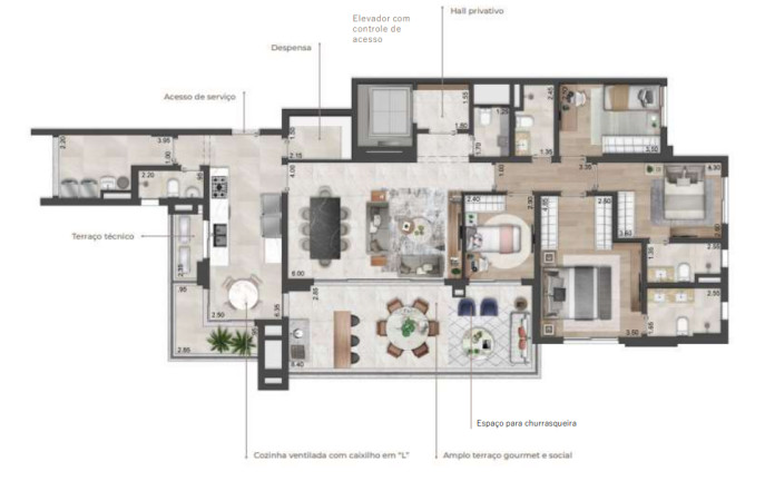 Imagem Apartamento com 4 Quartos à Venda, 217 m² em Pinheiros - São Paulo