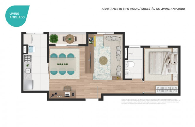 Imagem Apartamento com 2 Quartos à Venda, 46 m² em Jardim Barro Branco - Cotia Imagem Apartamento com 2 Quartos à Venda, 46 m² em Jardim Barro Branco - Cotia
