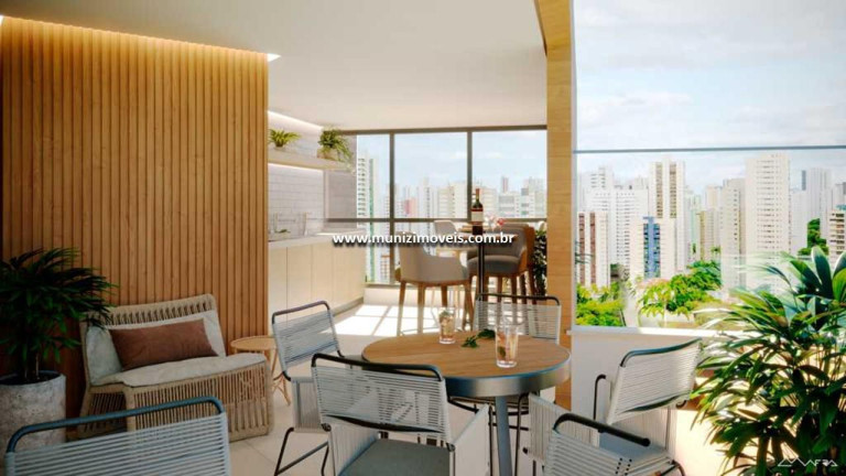 Imagem Apartamento com 1 Quarto à Venda, 28 m² em Casa Amarela - Recife