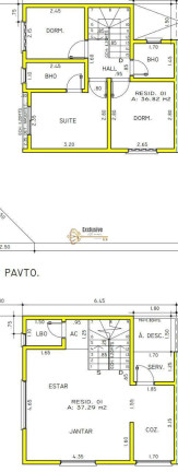 Imagem Sobrado com 3 Quartos à Venda, 120 m² em Vila Junqueira - Santo André