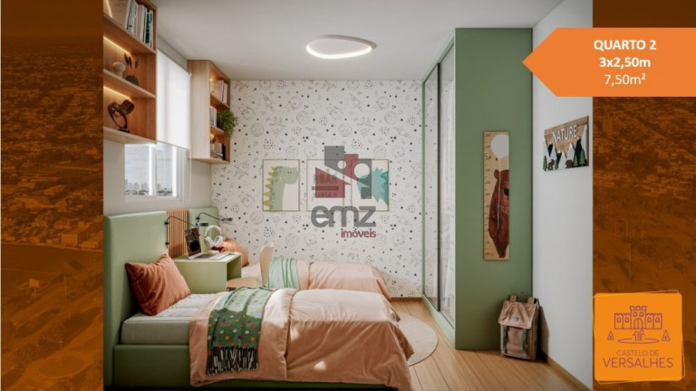 Imagem Apartamento com 2 Quartos à Venda, 40 m² em Centenário - Campo Grande