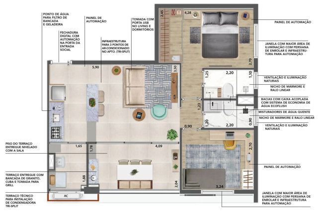 Imagem Apartamento com 2 Quartos à Venda, 69 m² em Campo Belo - São Paulo Imagem Apartamento com 2 Quartos à Venda, 69 m² em Campo Belo - São Paulo