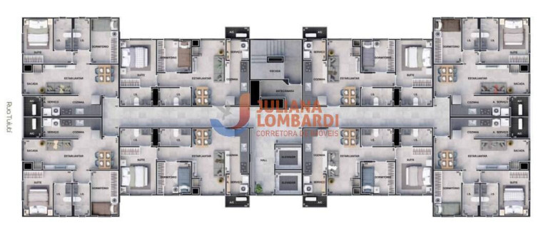 Imagem Apartamento com 2 Quartos à Venda, 52 m² em Cancelli - Cascavel Imagem Apartamento com 2 Quartos à Venda, 52 m² em Cancelli - Cascavel