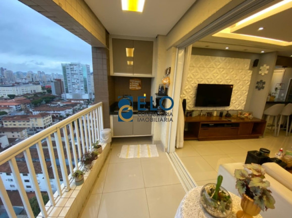 Imagem Apartamento com 3 Quartos à Venda, 96 m² em Encruzilhada - Santos Imagem Apartamento com 3 Quartos à Venda, 96 m² em Encruzilhada - Santos
