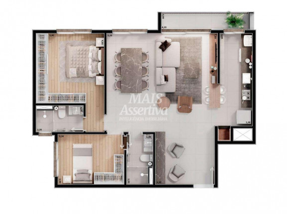 Imagem Apartamento com 2 Quartos à Venda, 86 m² em Centro - Gravataí Imagem Apartamento com 2 Quartos à Venda, 86 m² em Centro - Gravataí