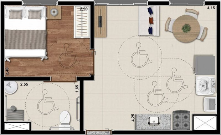 Imagem Apartamento com 1 Quarto à Venda, 26 m² em Jabaquara - São Paulo