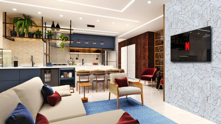 Imagem Apartamento com 3 Quartos à Venda, 83 m² em Vila Valparaíso - Santo André