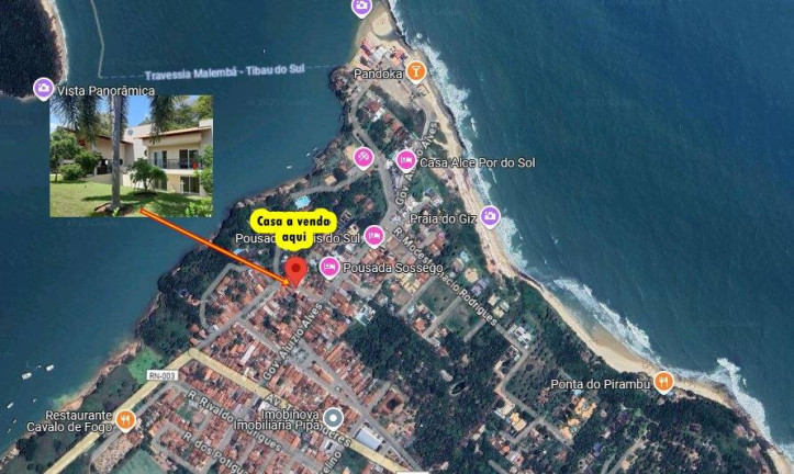 Imagem Casa com 2 Quartos à Venda, 530 m² em Centro - Tibau Do Sul Imagem Casa com 2 Quartos à Venda, 530 m² em Centro - Tibau Do Sul
