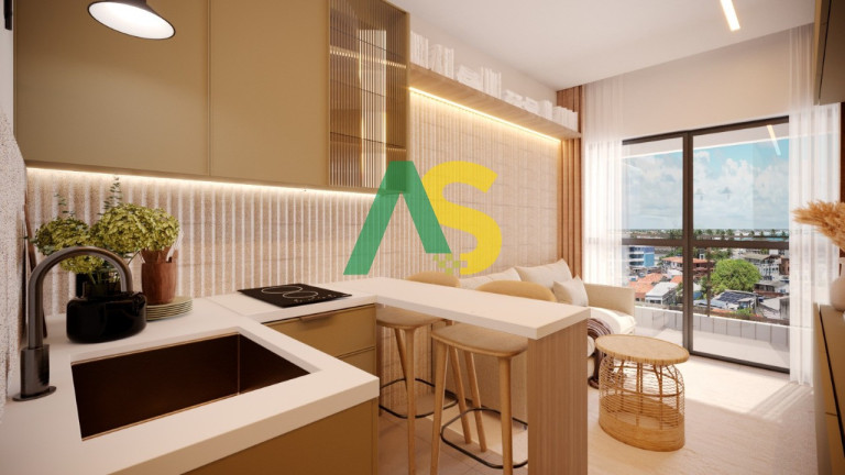 Imagem Flat com 1 Quarto à Venda, 20 m² em Merepe - Ipojuca Imagem Flat com 1 Quarto à Venda, 20 m² em Merepe - Ipojuca